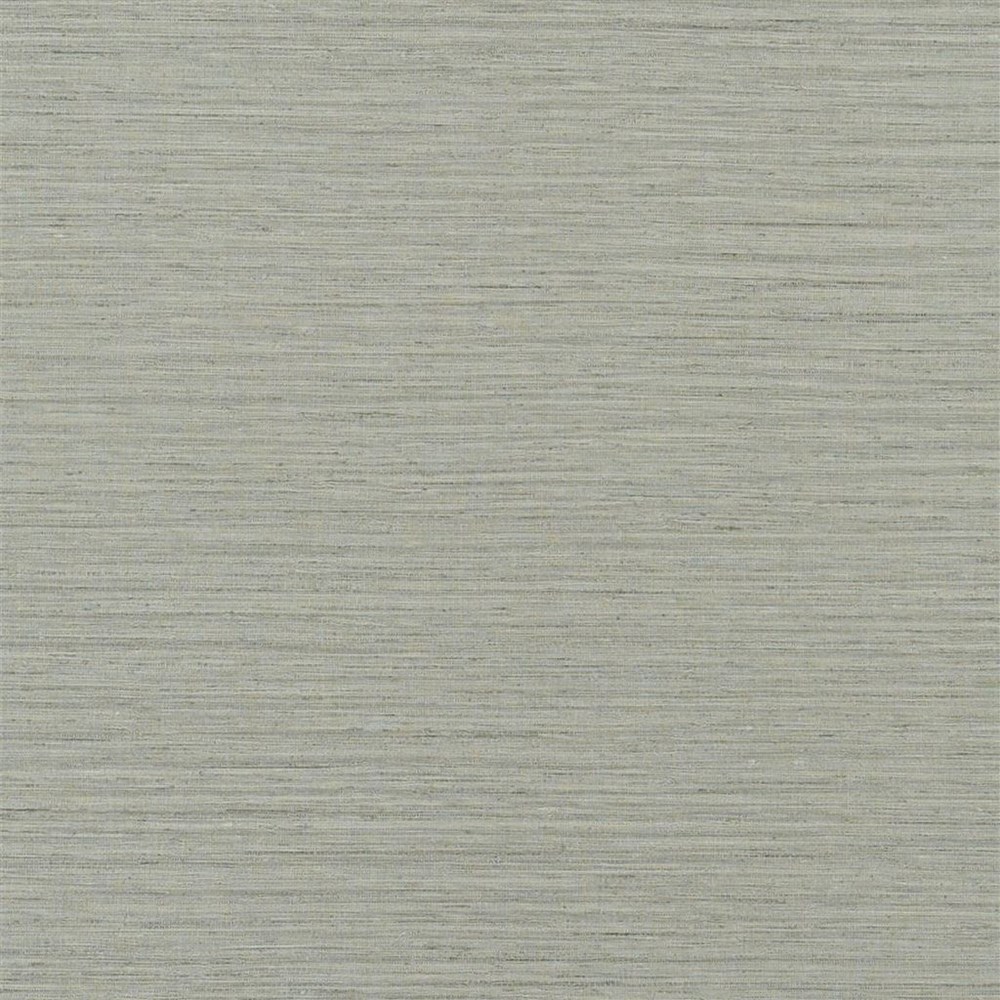 Brera Grasscloth Textured Wallpaper PDG1120 by Designers Guild in Birch Grey